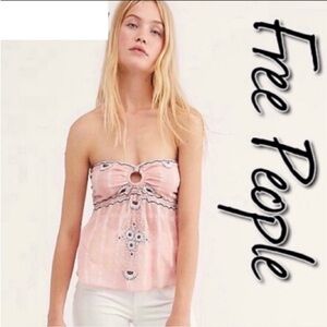 Free People Talk Back Tube Top NWT L
